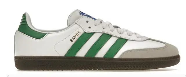 Samba OG Footwear White Green Luvensi