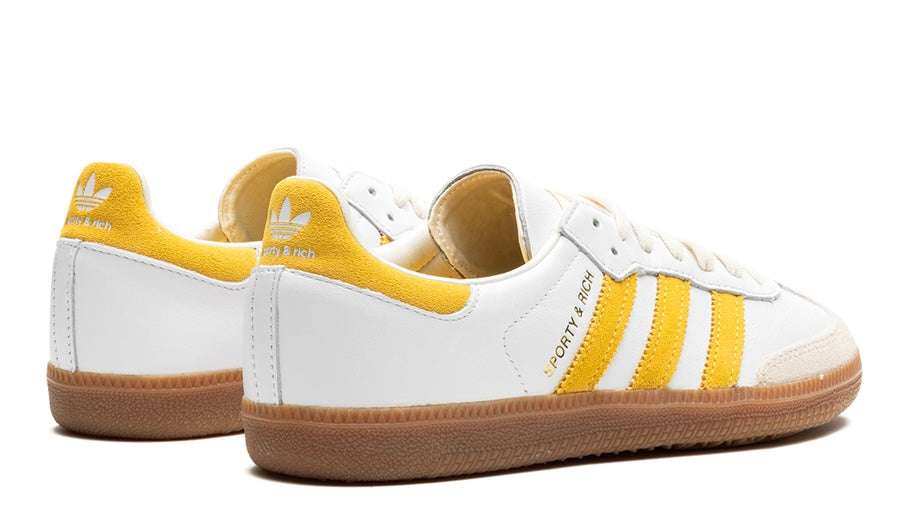 Sporty & Rich x Samba OG White Bold Gold Luvensi