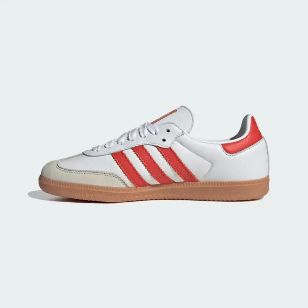 adidas Samba OG White Solar Red Gum Luvensi