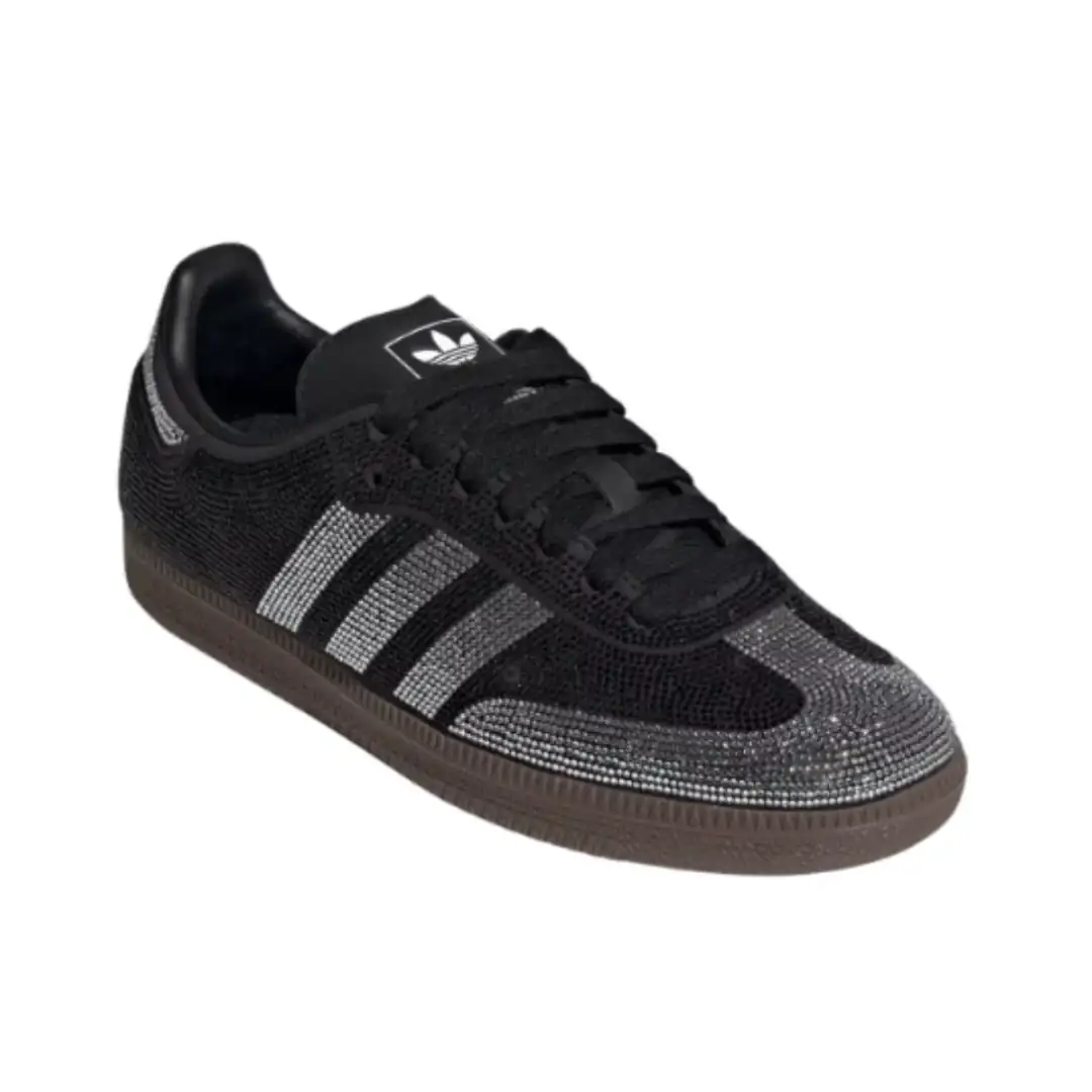 Samba OG Rhinestone Black Silver Luvensi
