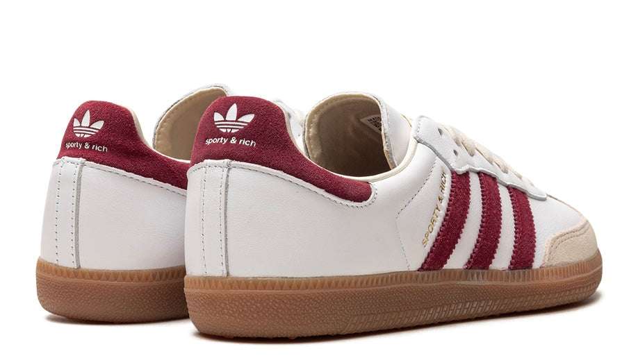 Samba Sporty & Rich White Collegiate Burgundy Luvensi