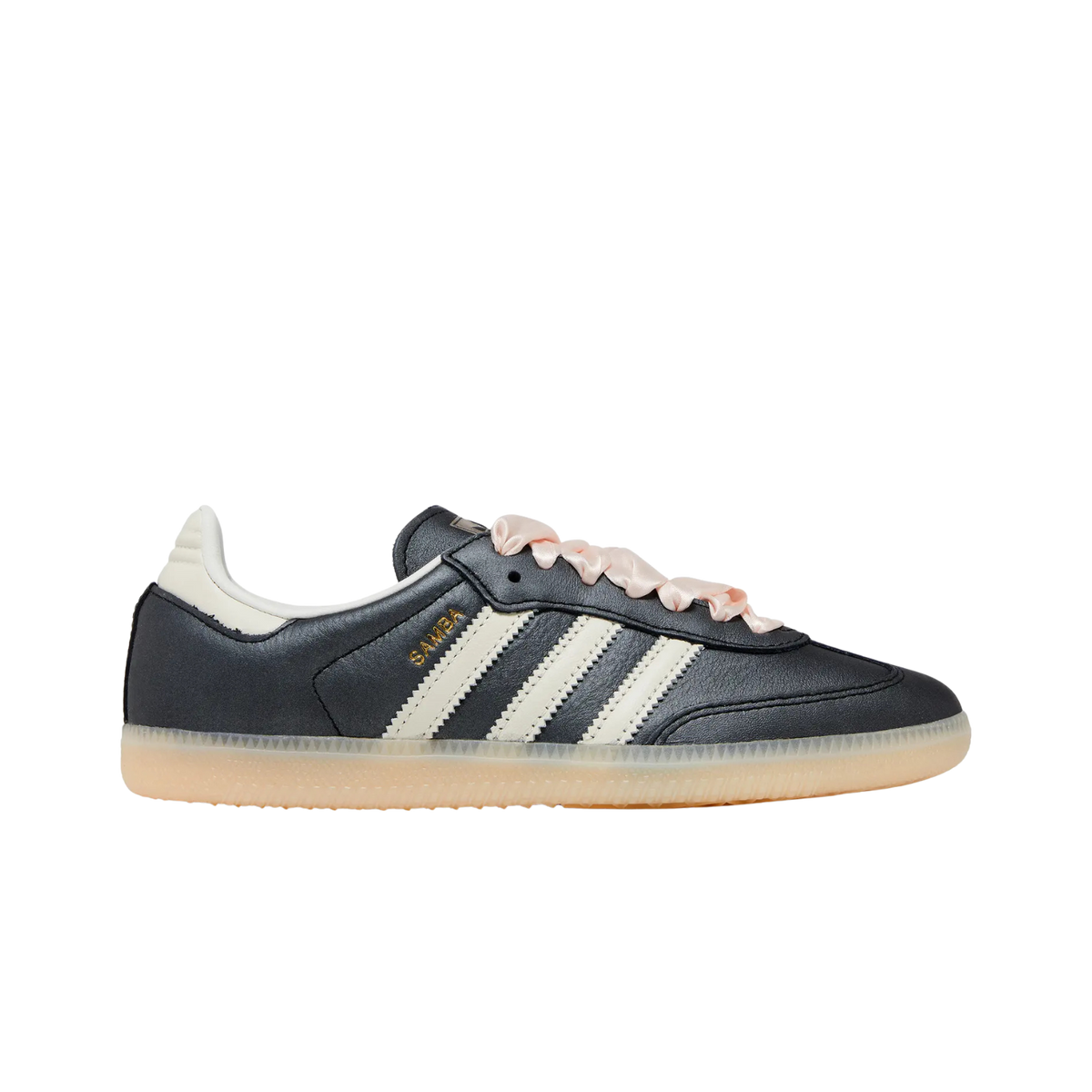 Samba OG Black Pink Ribbon Laces