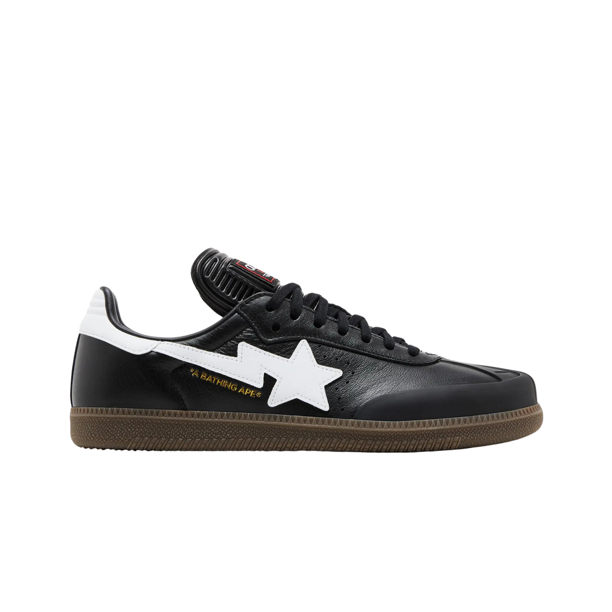 Samba BAPE Black White Gum