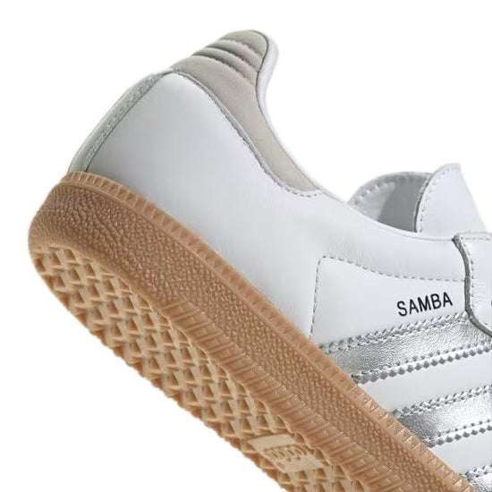 Samba OG White Silver Metallic Grey Luvensi