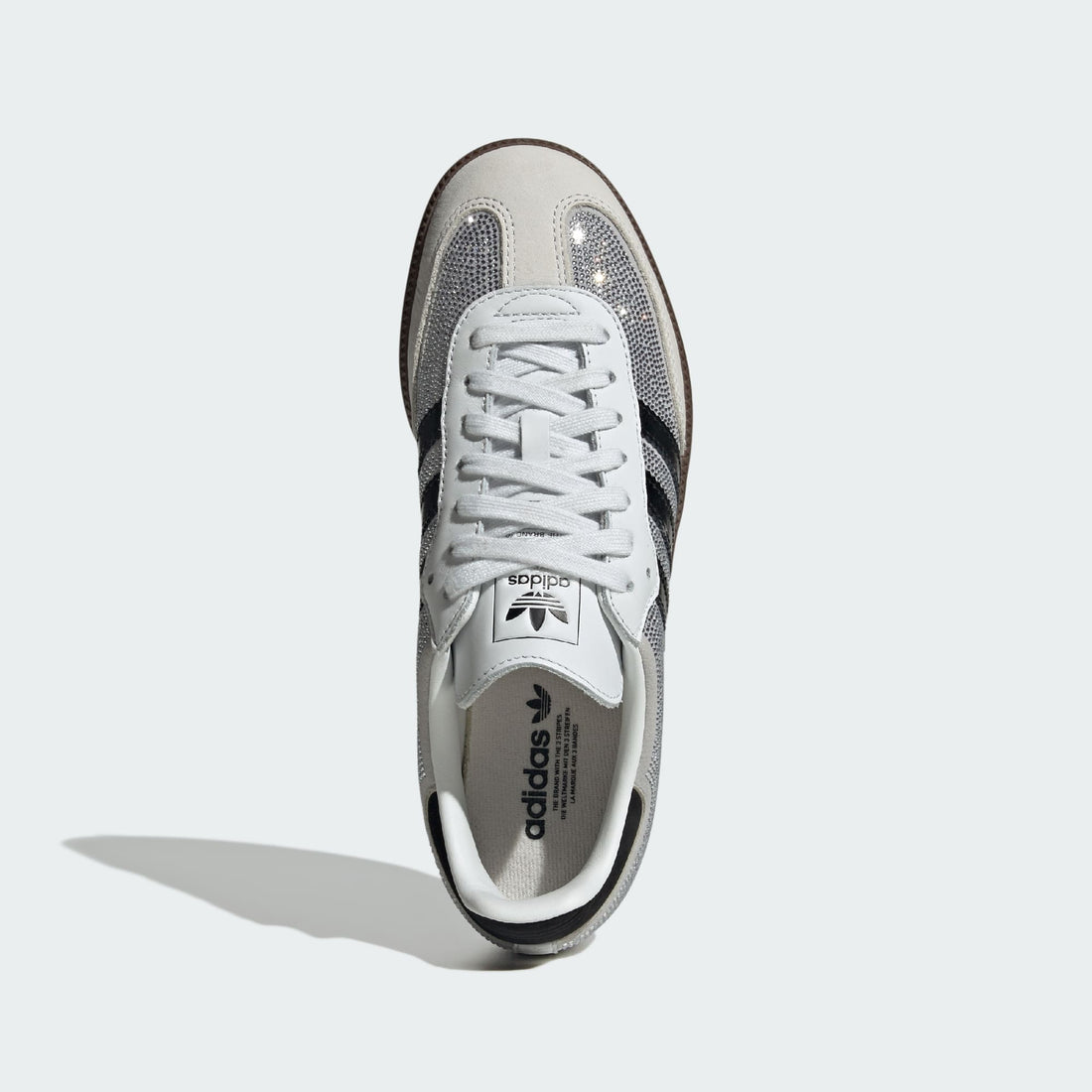 adidas Samba OG Rhinestone Crystal White Silver